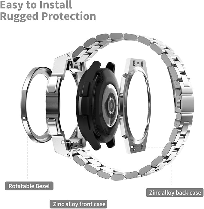 Luxury Stainless Steel  Galaxy Watch 6