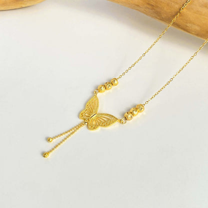Gold plated Butterfly Necklace for Women