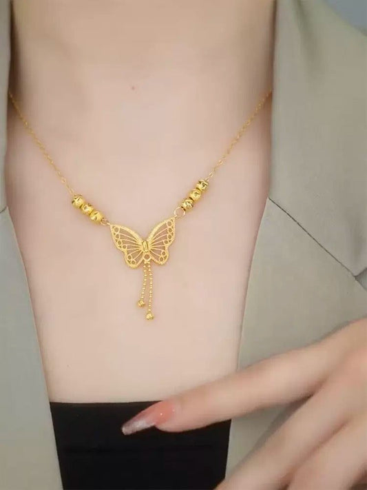 Gold plated Butterfly Necklace for Women