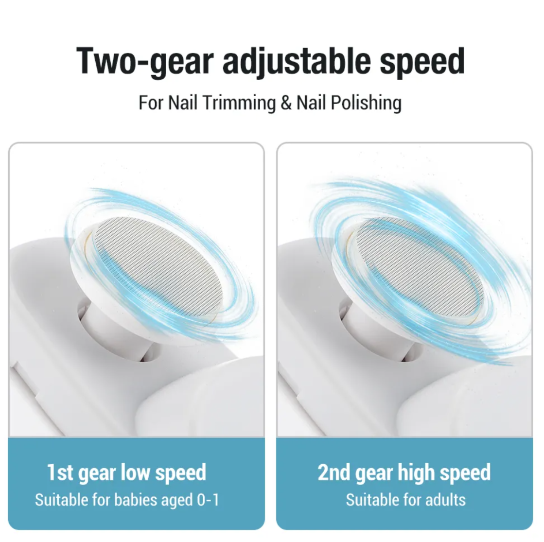 2 in 1 Electric Nail Clippers